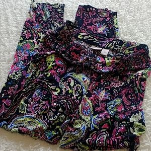 Tommy Bahama Boho Beach Sleepwear Pants Ladies L